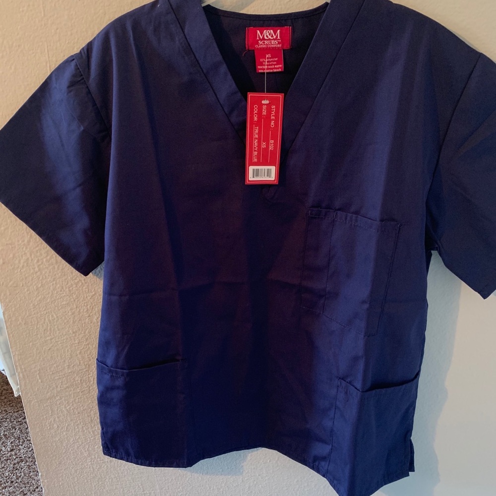 Navy Scrubs Set (Brand New, Never Worn)